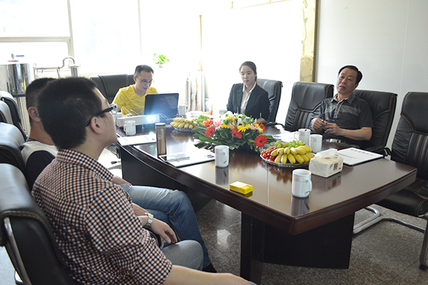 山東黃河集團(tuán)就公司供水技術(shù)前來(lái)考察參觀